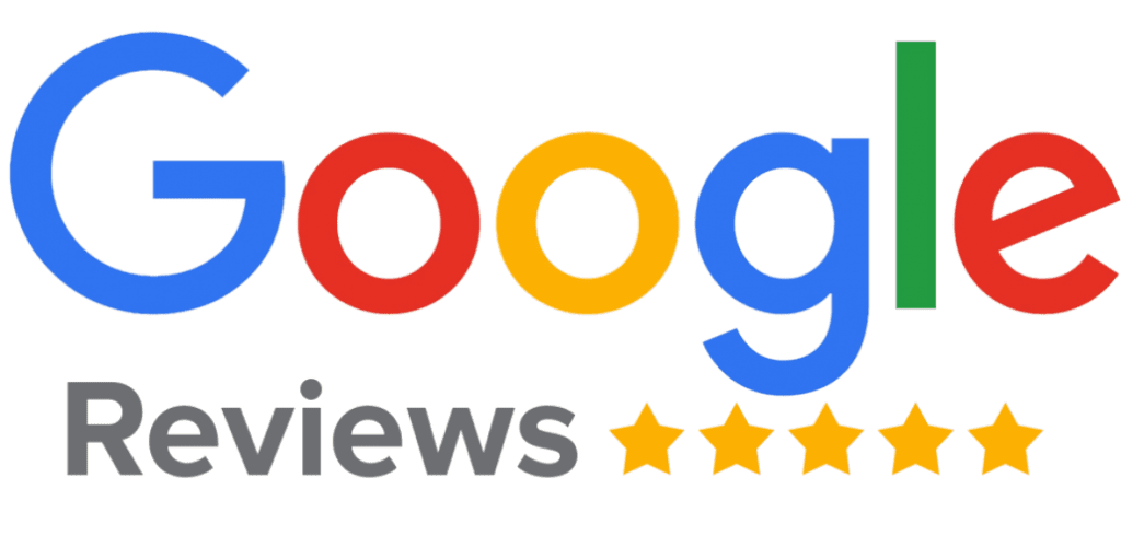 how-to-get-more-google-reviews-1024x511 Google Reviews logo with five yellow stars below.